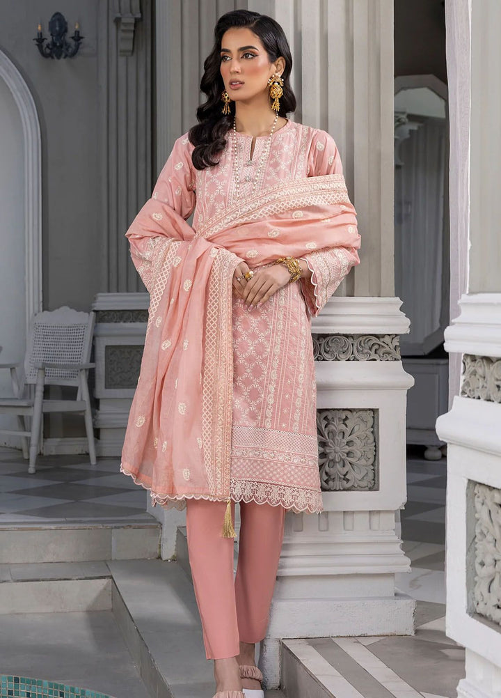 Lakhany Embroidered Lawn Suits Unstitched 3 Piece LSM24E LG-AM-0060 - Eid Collection