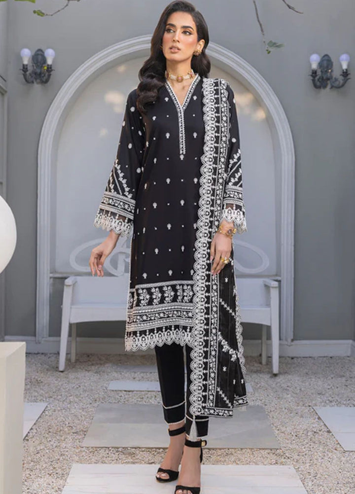 Lakhany Embroidered Lawn Suits Unstitched 3 Piece LSM24E LG-AM-0061 - Eid Collection