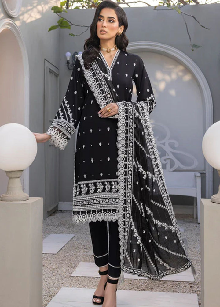 Lakhany Embroidered Lawn Suits Unstitched 3 Piece LSM24E LG-AM-0061 - Eid Collection