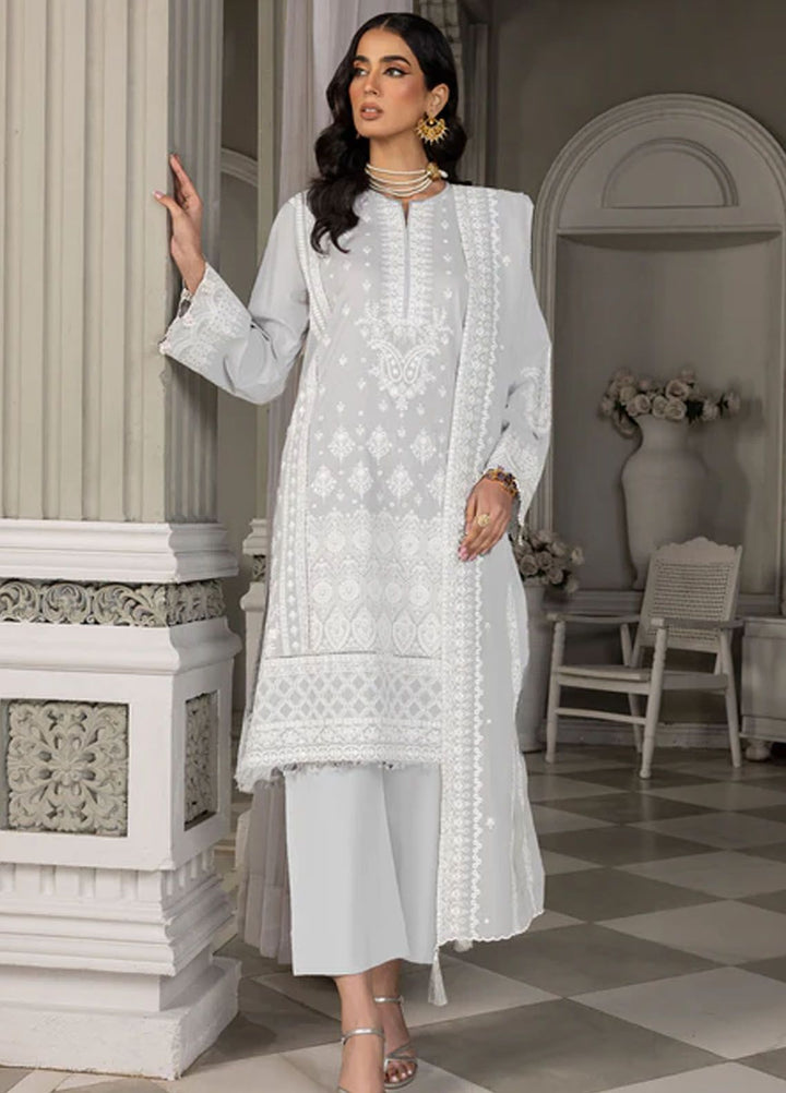 Lakhany Embroidered Lawn Suits Unstitched 3 Piece LSM24E LG-IZ-0084 - Eid Collection