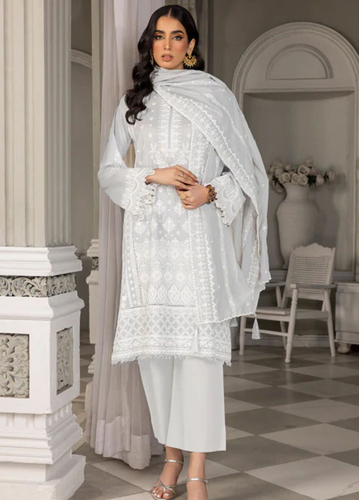 Lakhany Embroidered Lawn Suits Unstitched 3 Piece LSM24E LG-IZ-0084 - Eid Collection