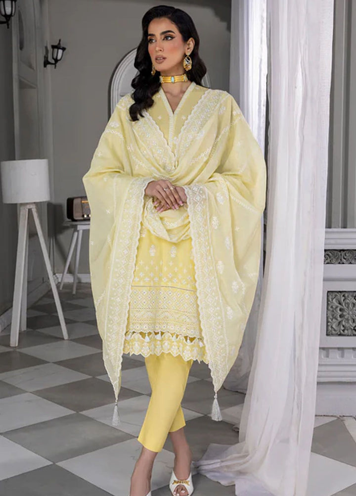 Lakhany Embroidered Lawn Suits Unstitched 3 Piece LSM24E LG-IZ-0085 - Eid Collection