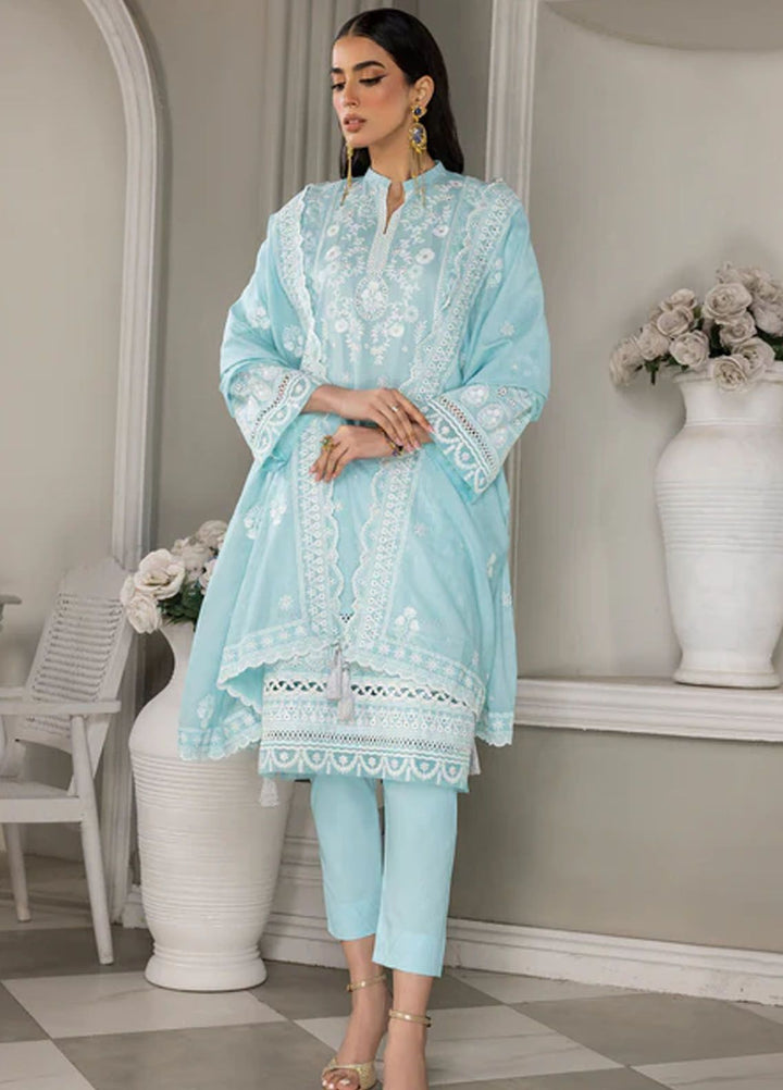 Lakhany Embroidered Lawn Suits Unstitched 3 Piece LSM24E LG-RM-0044 - Eid Collection