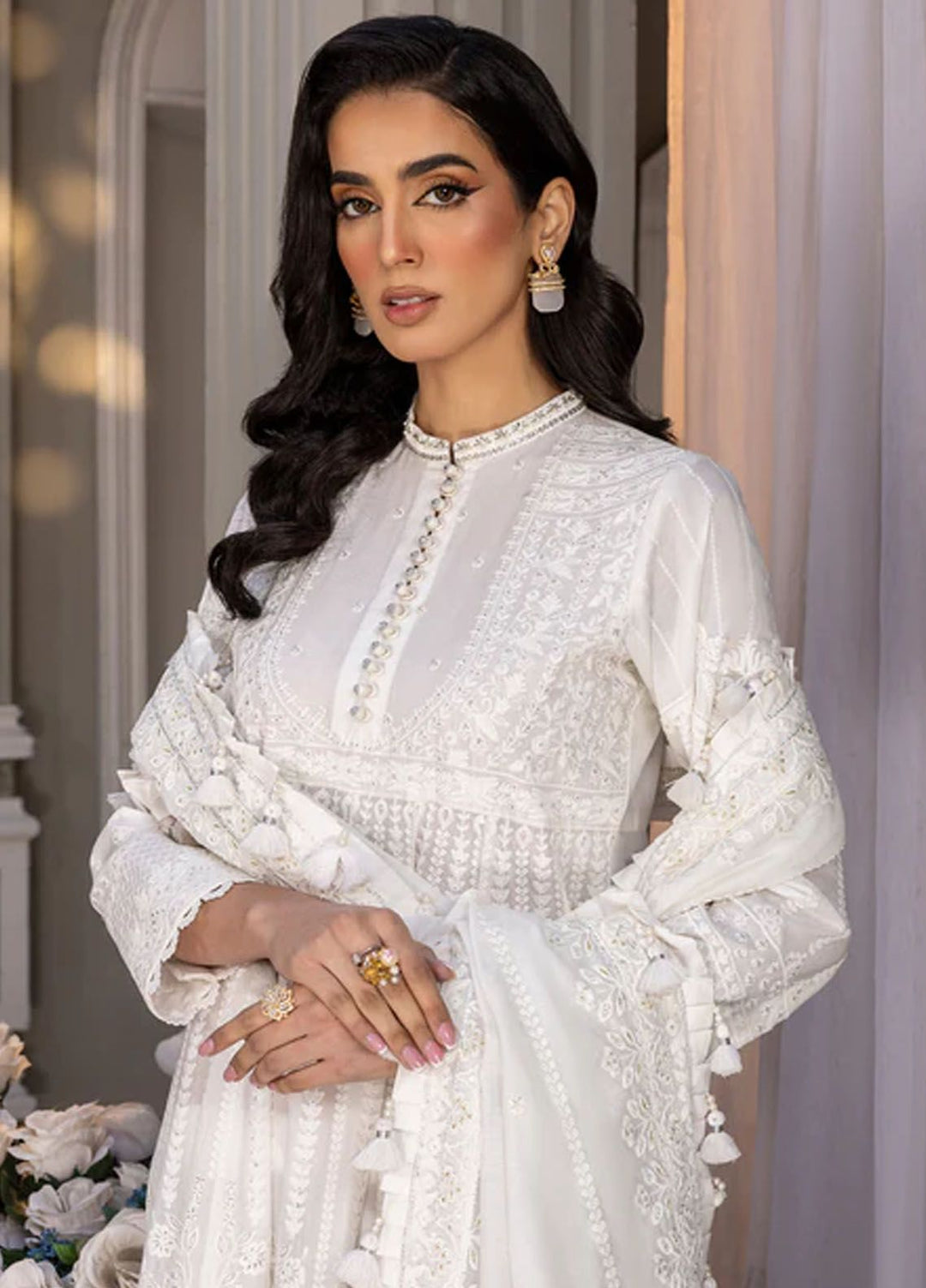 Lakhany Embroidered Lawn Suits Unstitched 3 Piece LSM24E LG-SK-0144 - Eid Collection