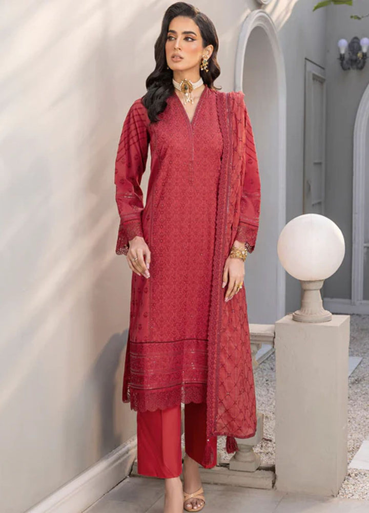 Lakhany Embroidered Lawn Suits Unstitched 3 Piece LSM24E LG-SR-0168 - Eid Collection