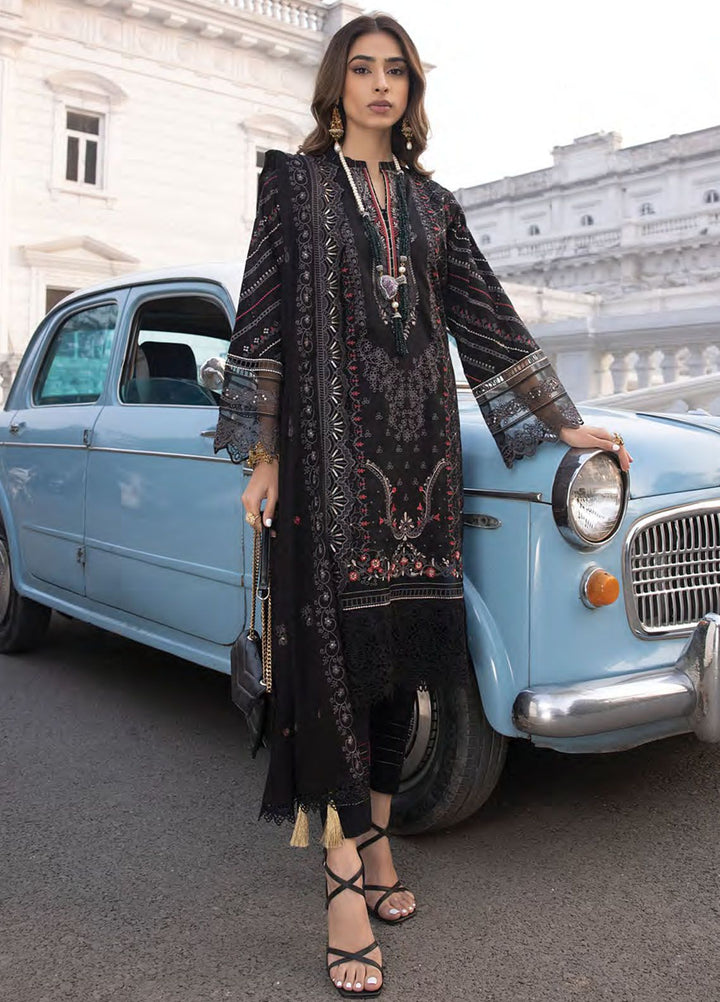 Lakhany Embroidered Lawn Suits Unstitched 3 Piece LSM24S LG-AM-0022 - Spring Summer Collection