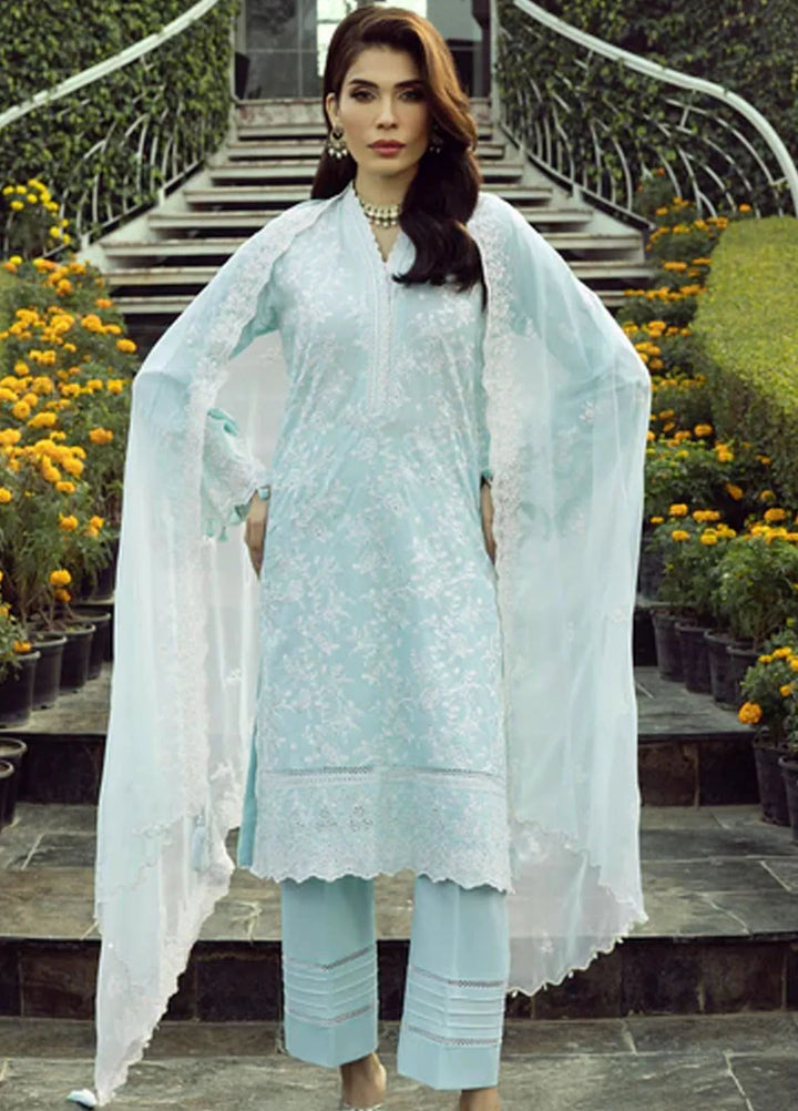 Lakhany Embroidered Lawn Suits Unstitched 3 Piece LSM25EL LG-IZ-0308 - Eid Collection