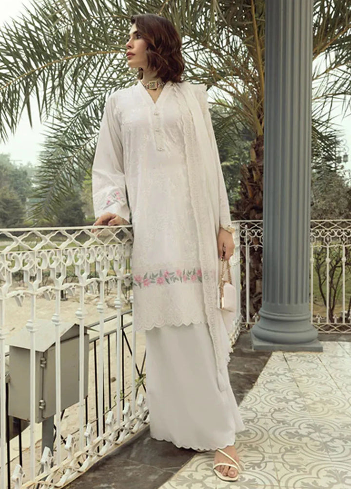 Lakhany Embroidered Lawn Suits Unstitched 3 Piece LSM25EL LG-IZ-0311 - Eid Collection