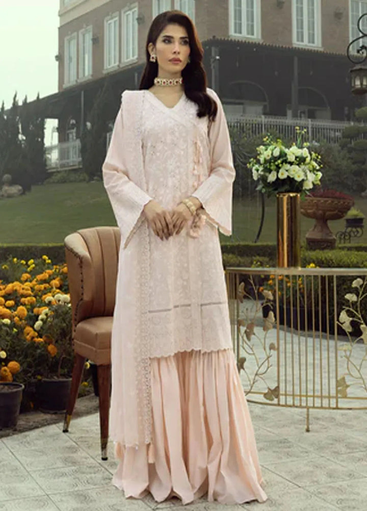 Lakhany Embroidered Lawn Suits Unstitched 3 Piece LSM25EL LG-UB-0126 - Eid Collection