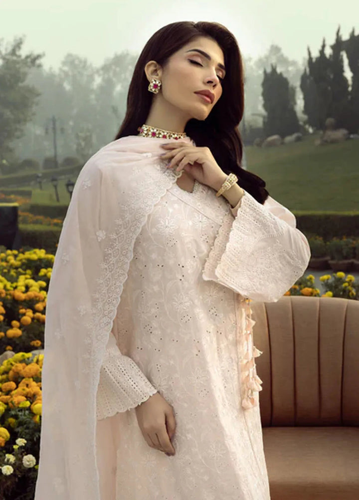 Lakhany Embroidered Lawn Suits Unstitched 3 Piece LSM25EL LG-UB-0126 - Eid Collection
