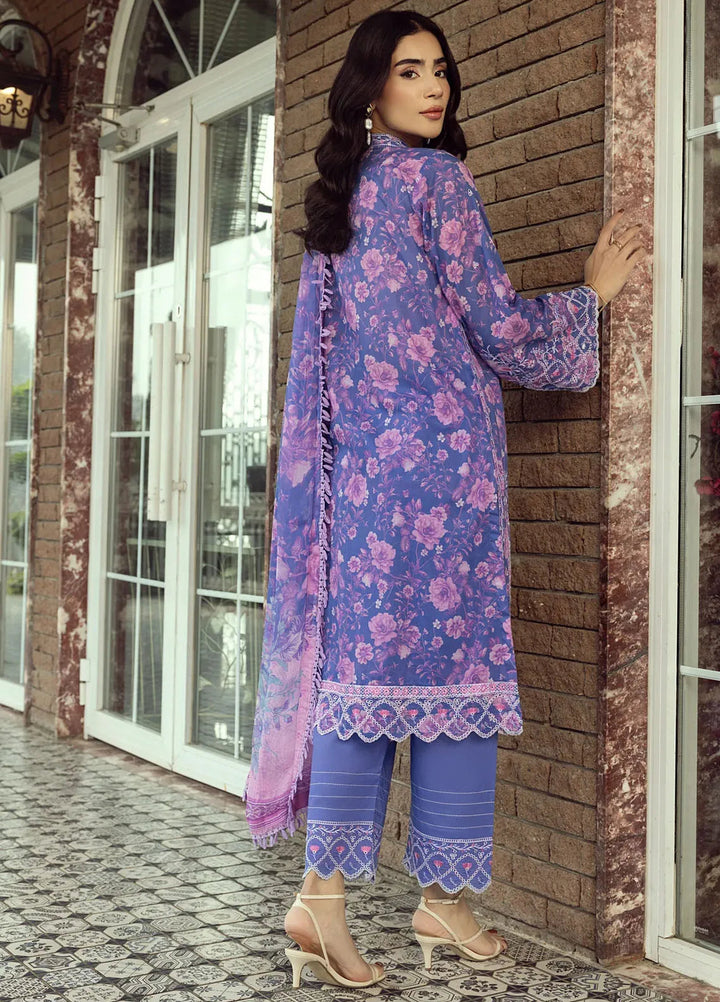 Lakhany Embroidered Lawn Suits Unstitched 3 Piece LSM25SE LG-IZ-0360 - Summer Collection