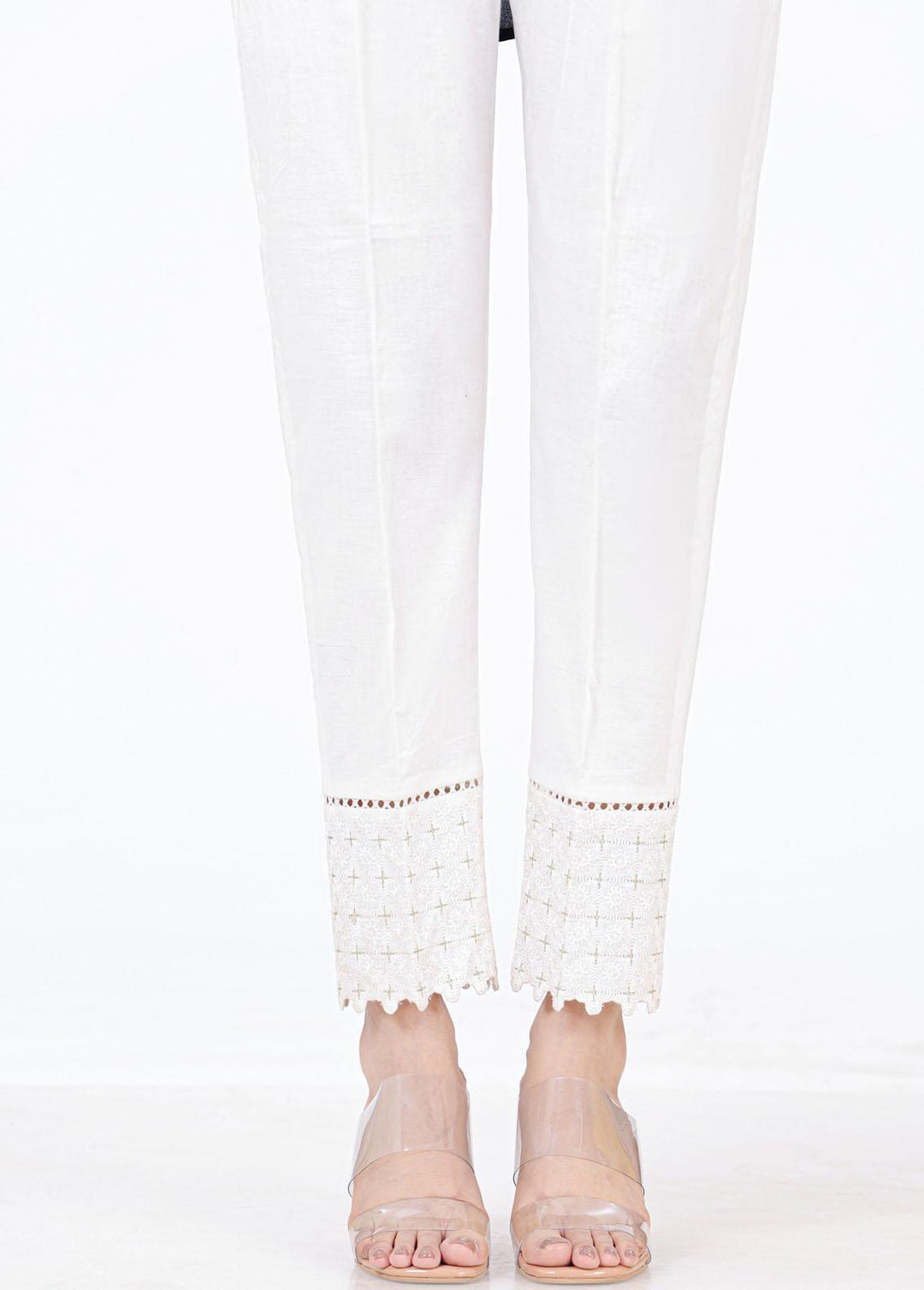 Lakhany Cambric Embroidered Women Trousers -  LSM21CT LSM-T-2325 (W)
