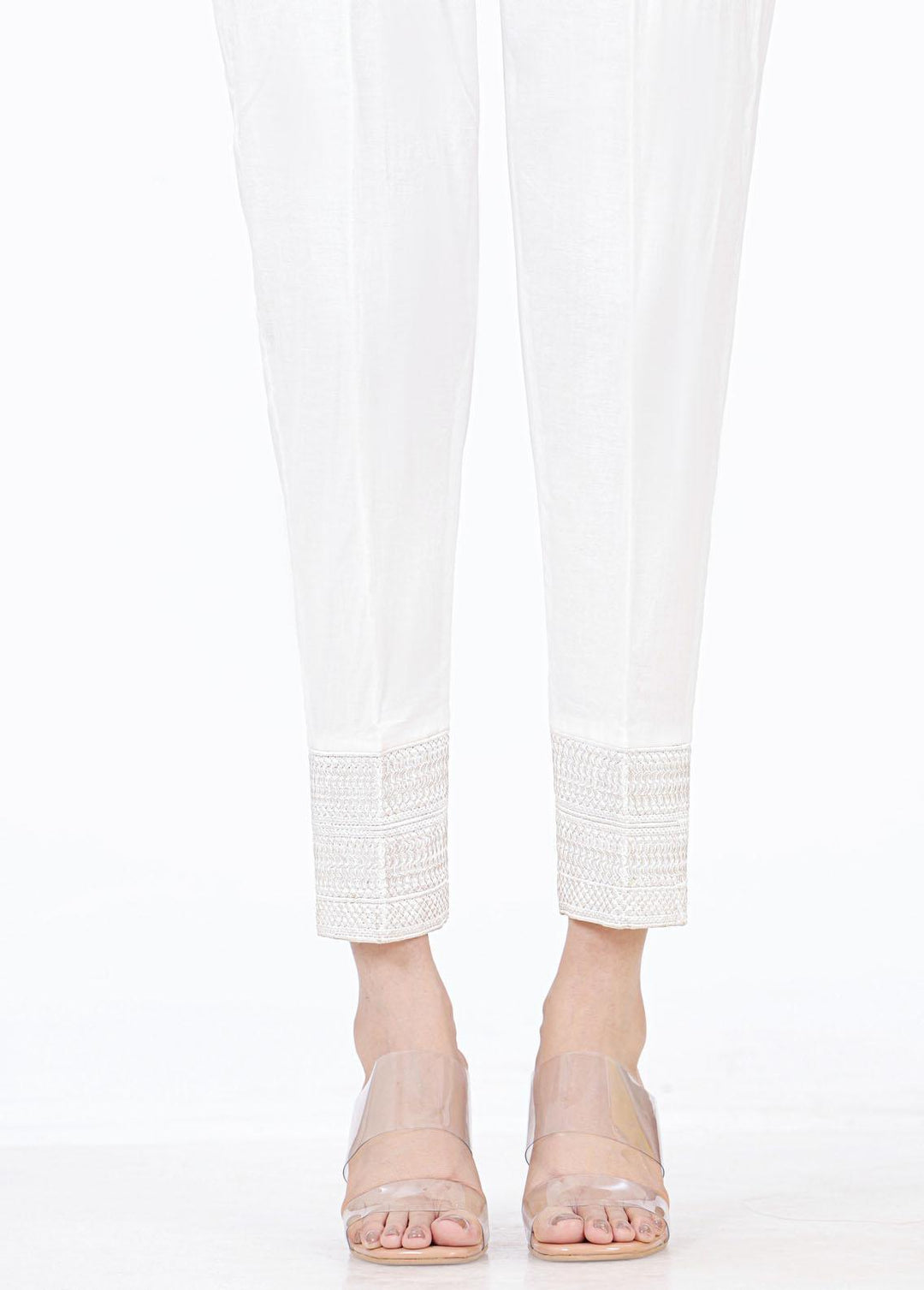 Lakhany Cambric Embroidered Trousers for Women -  LSM21CT LSM-T-2345 (W)