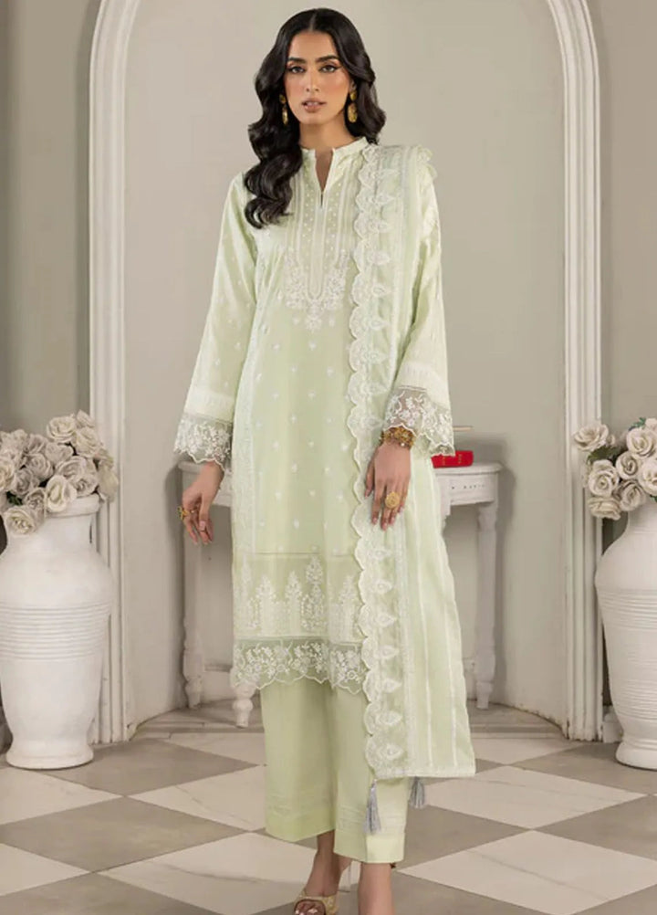Lakhany Embroidered Pret Lawn Suits 3 Piece LSM24E LG-SR-0175 - Eid Collection