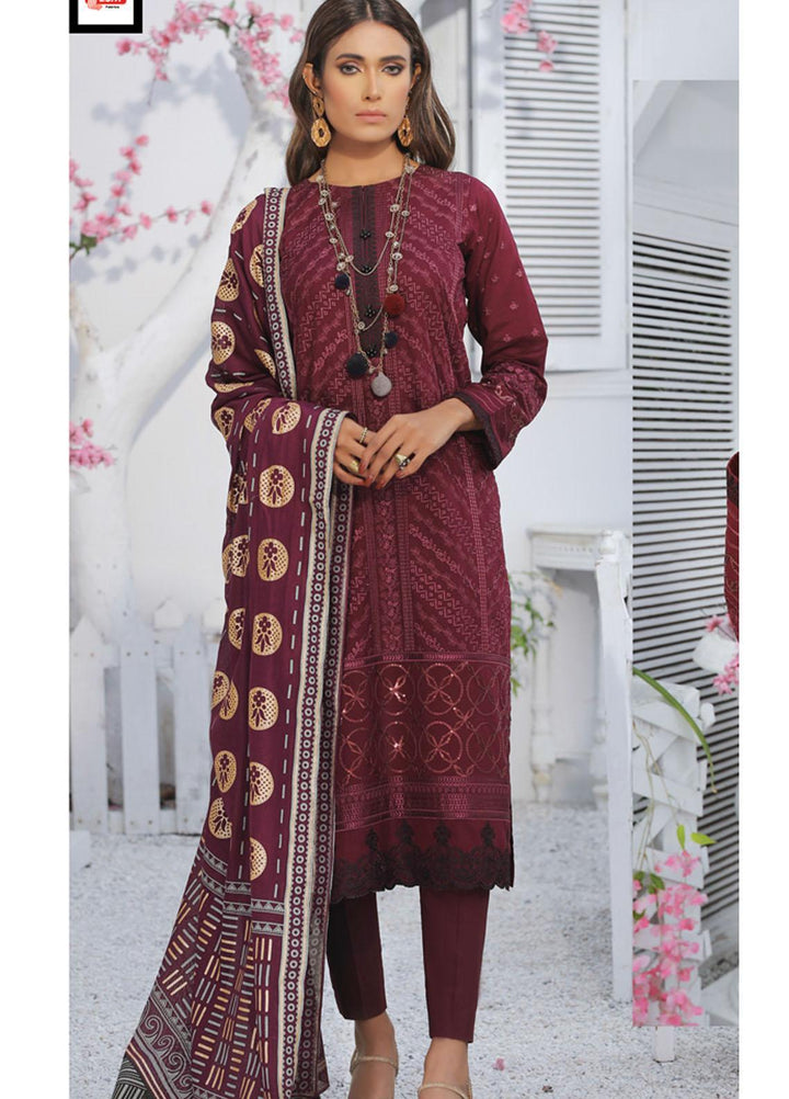 Lakhany Embroidered Lawn Suits Unstitched 3 Piece LSM22S EC-2226 - Spring / Summer Collection