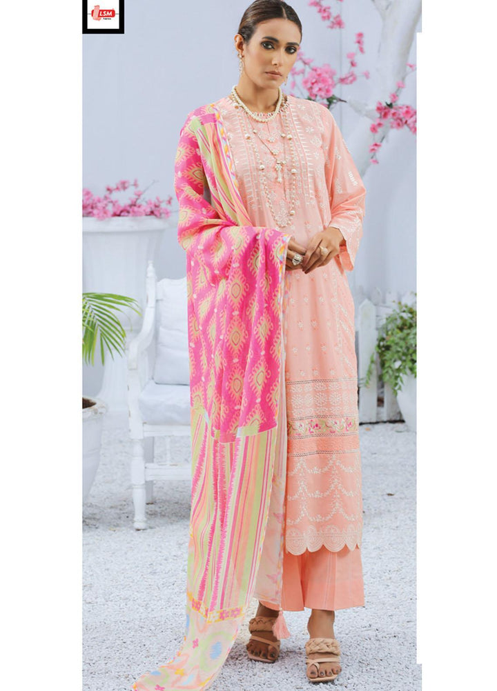 Lakhany Embroidered Lawn Suits Unstitched 3 Piece LSM22S EC-2230 - Spring / Summer Collection