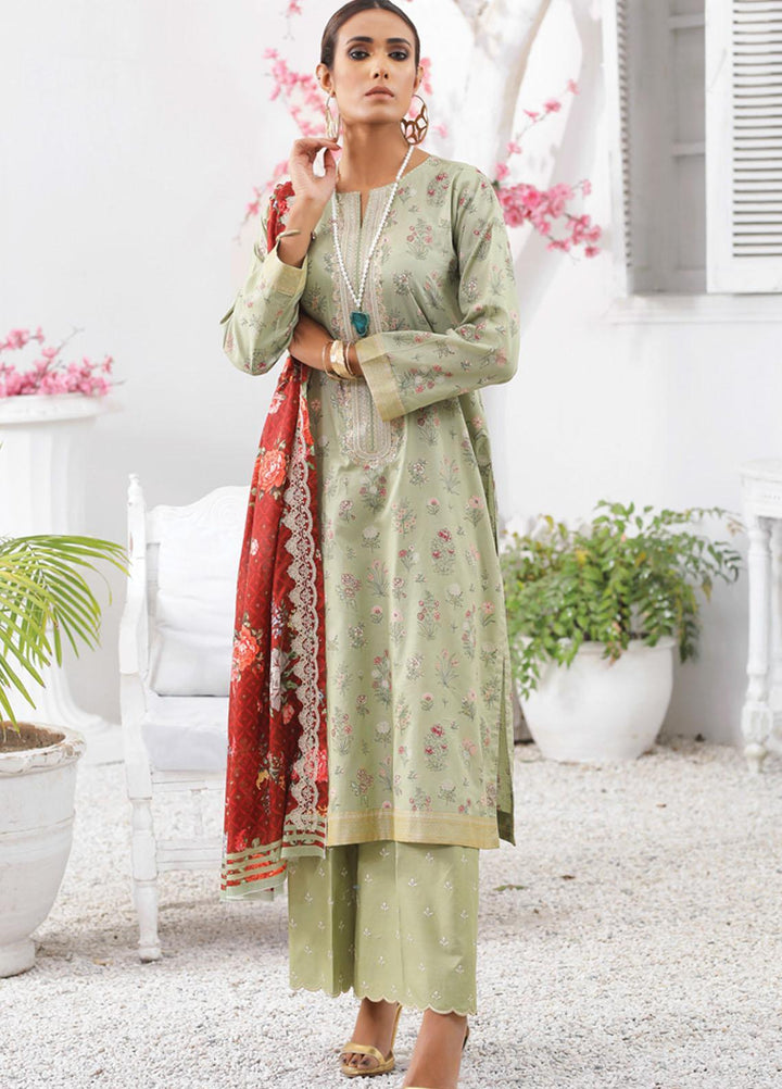 Lakhany Embroidered Lawn Suits Unstitched 3 Piece LSM22S EC-2233 - Spring / Summer Collection