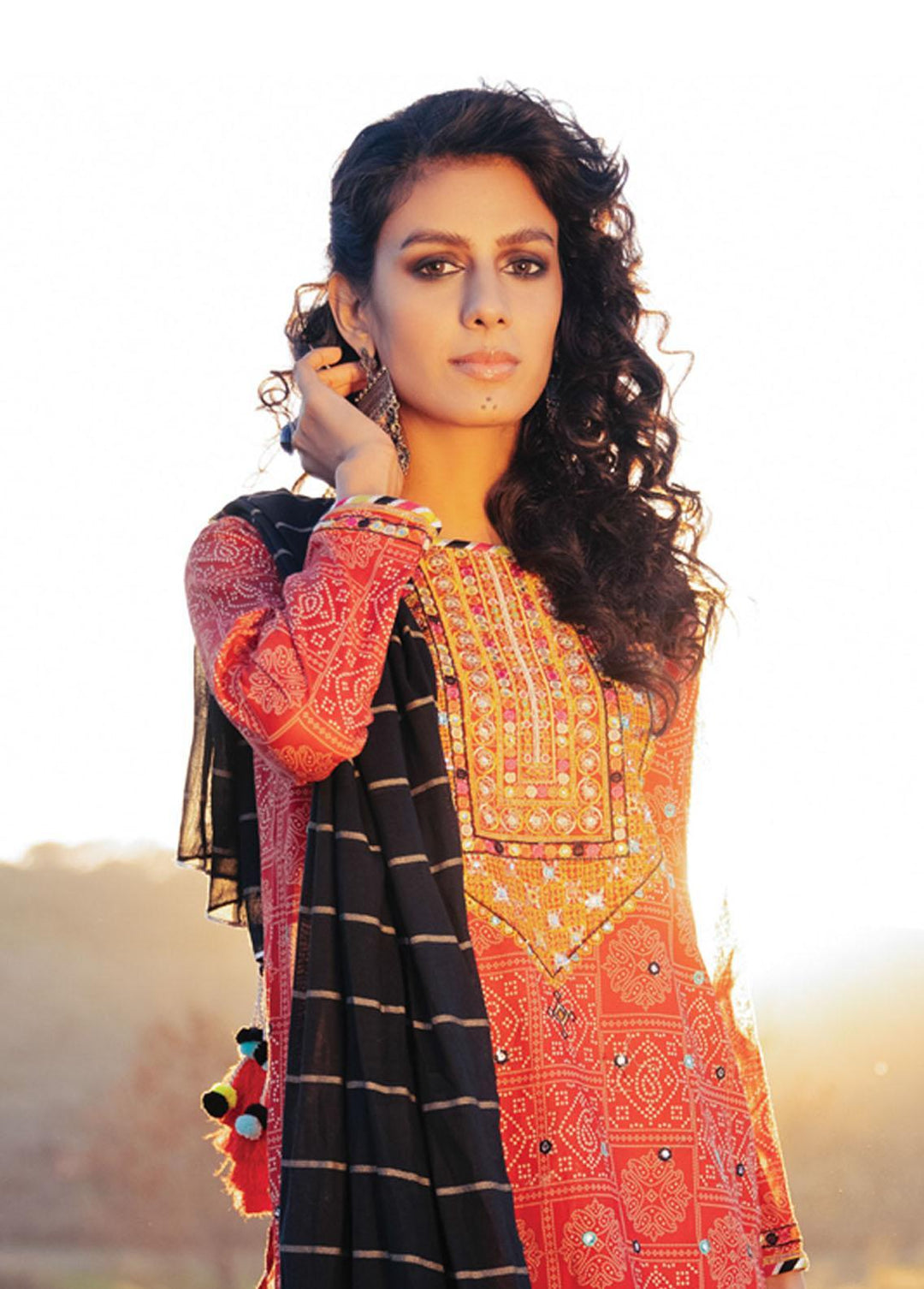 Lakhany Embroidered Lawn Suits Unstitched 3 Piece LSM22-S2 FEC-9026 - Spring Collection