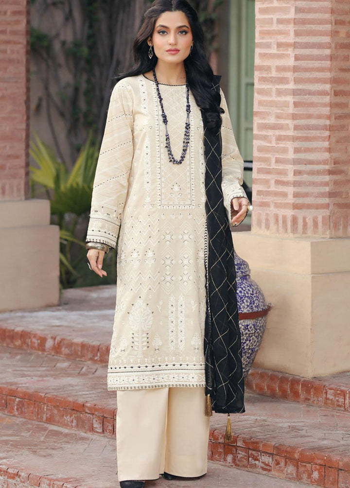 Lakhany Embroidered Lawn Suits Unstitched 3 Piece LSM22-S2 SEC-3022 - Spring Collection