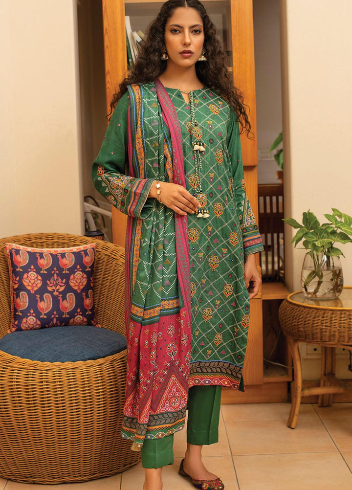 Lakhany Embroidered Linen Suits Unstitched 3 Piece LSM21W WLC-5033 - Winter Collection