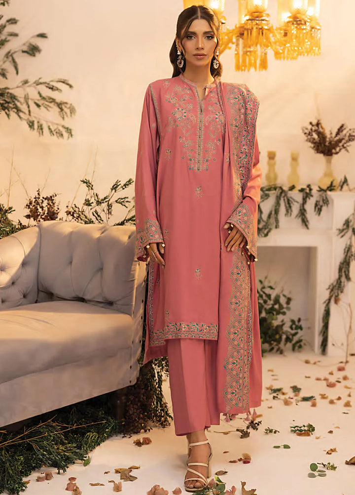 Lakhany Embroidered Wool Suit Unstitched 3 Piece LSM24CU LG-IZ-0277 - Winter Collection