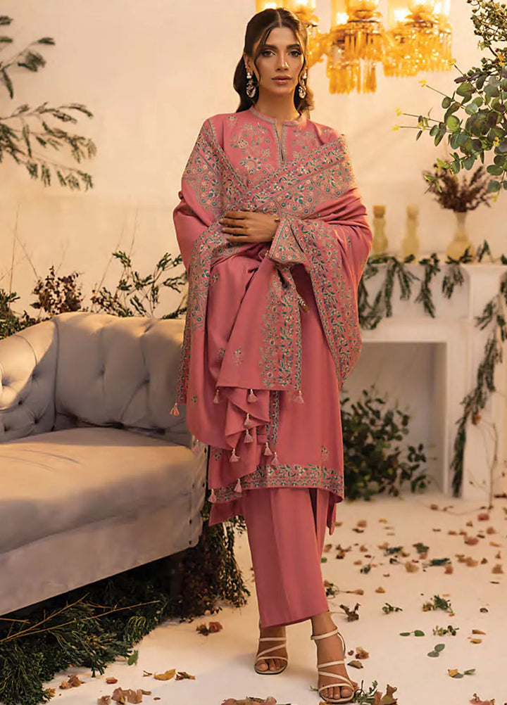 Lakhany Embroidered Wool Suit Unstitched 3 Piece LSM24CU LG-IZ-0277 - Winter Collection