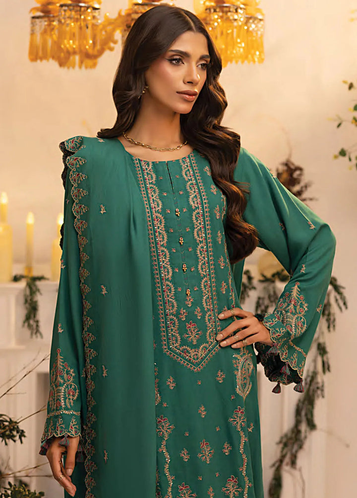 Lakhany Embroidered Wool Suit Unstitched 3 Piece LSM24CU LG-RL-0085 - Winter Collection