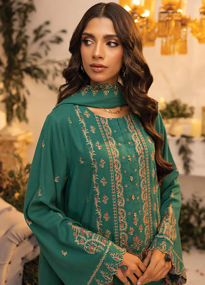Lakhany Embroidered Wool Suit Unstitched 3 Piece LSM24CU LG-RL-0085 - Winter Collection
