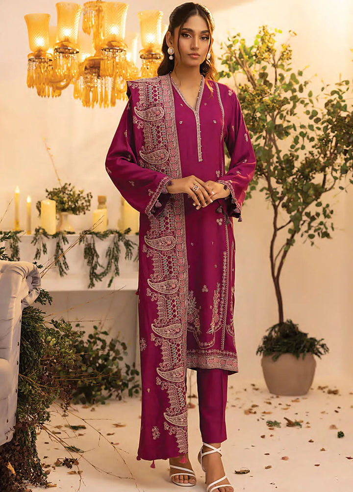 Lakhany Embroidered Wool Suit Unstitched 3 Piece LSM24CU LG-UB-0089 - Winter Collection