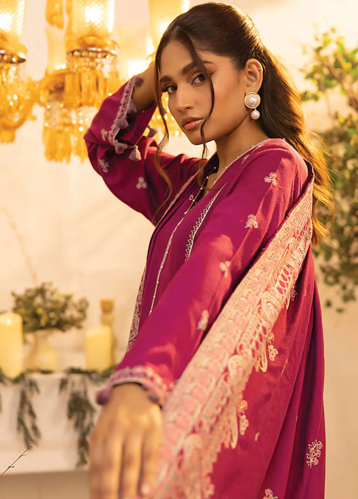 Lakhany Embroidered Wool Suit Unstitched 3 Piece LSM24CU LG-UB-0089 - Winter Collection