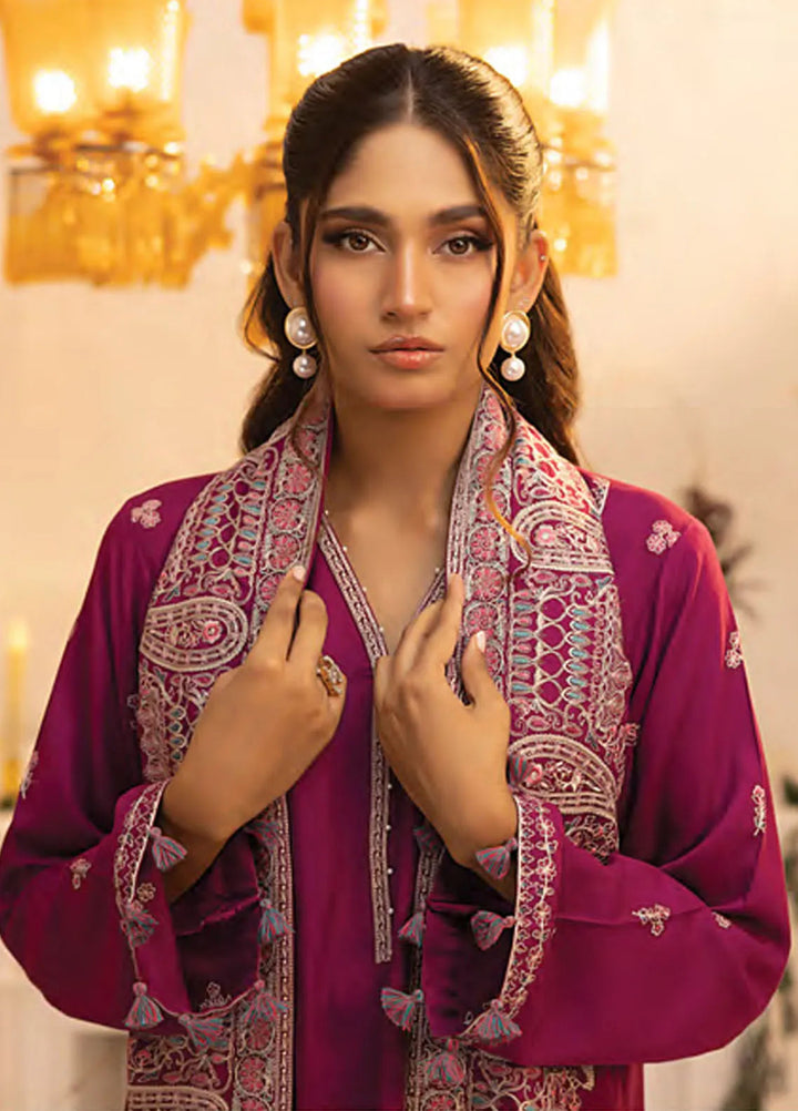 Lakhany Embroidered Wool Suit Unstitched 3 Piece LSM24CU LG-UB-0089 - Winter Collection