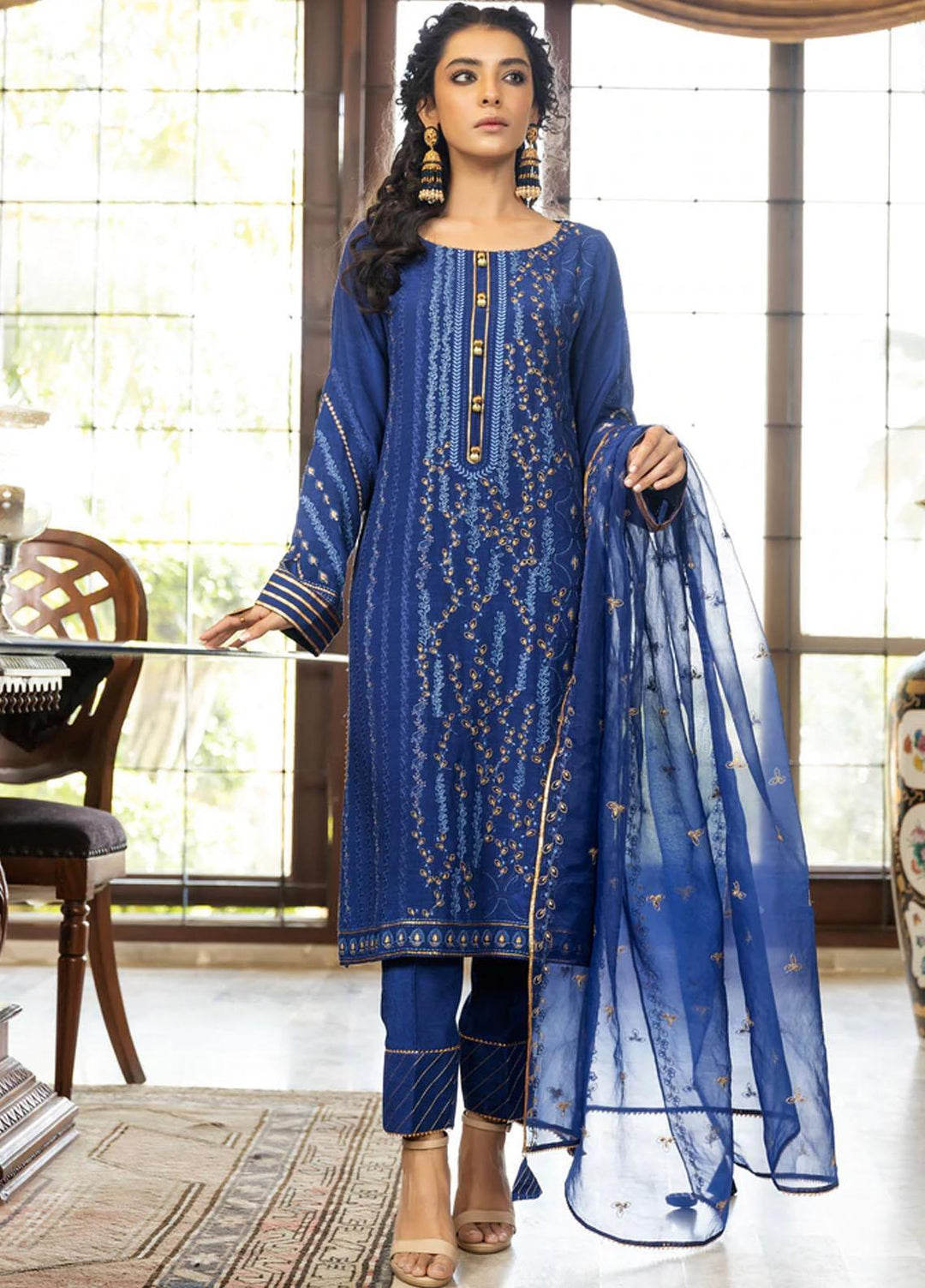 Lakhany Pret  Raw Silk 3 Piece Suit LSM-2707