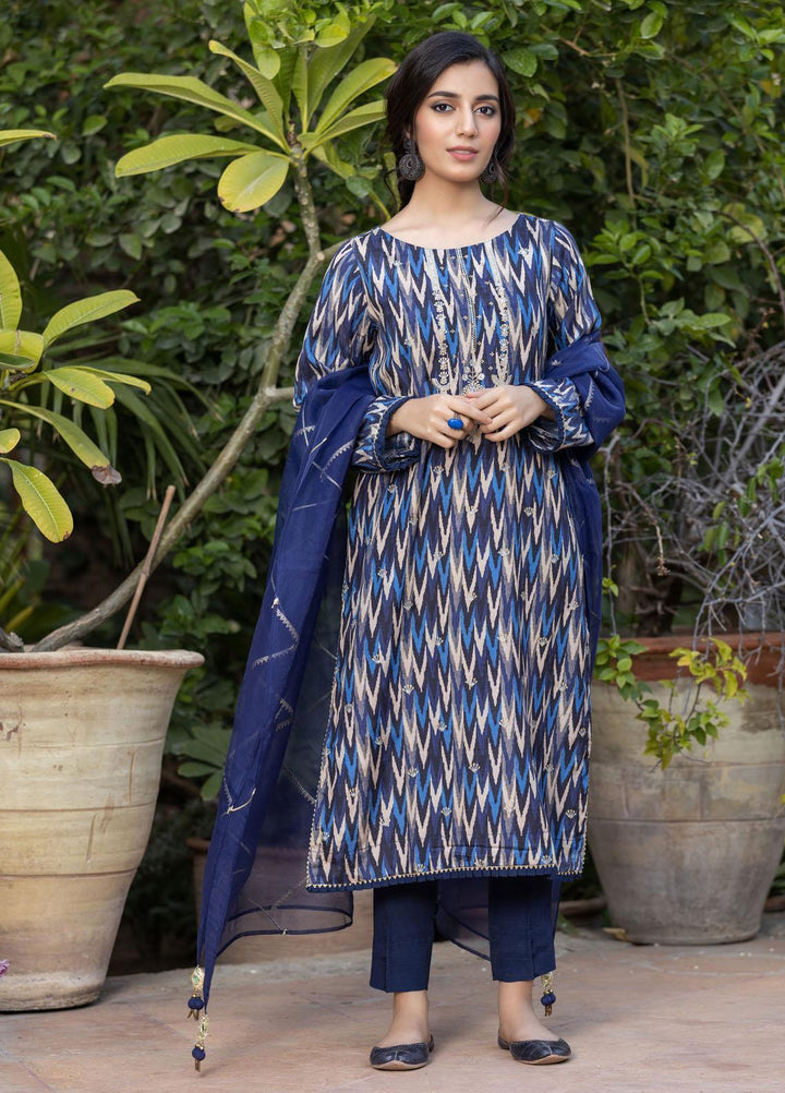 Lakhany Casual Pret  Raw Silk 3 Piece Suit LSM-2774