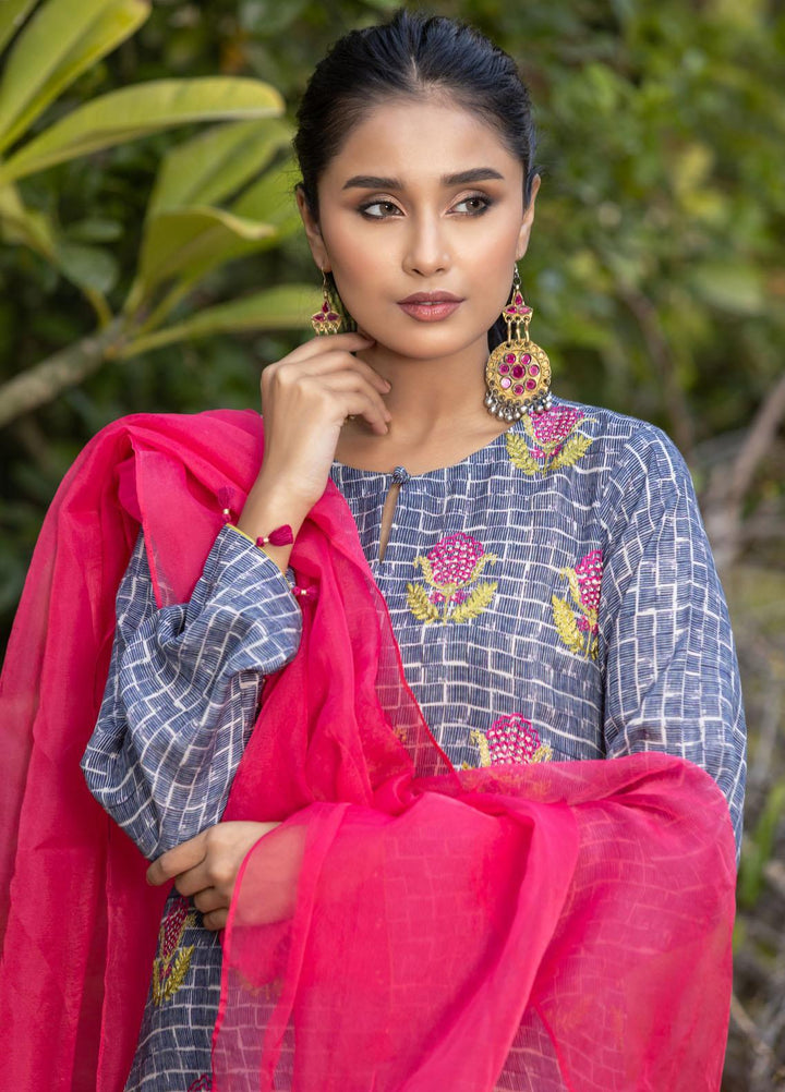 Lakhany Casual Pret  Raw Silk 3 Piece Suit LSM-2777