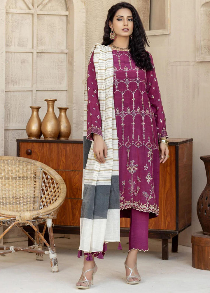 Lakhany Pret  Raw Silk 3 Piece Suit LSM-2656