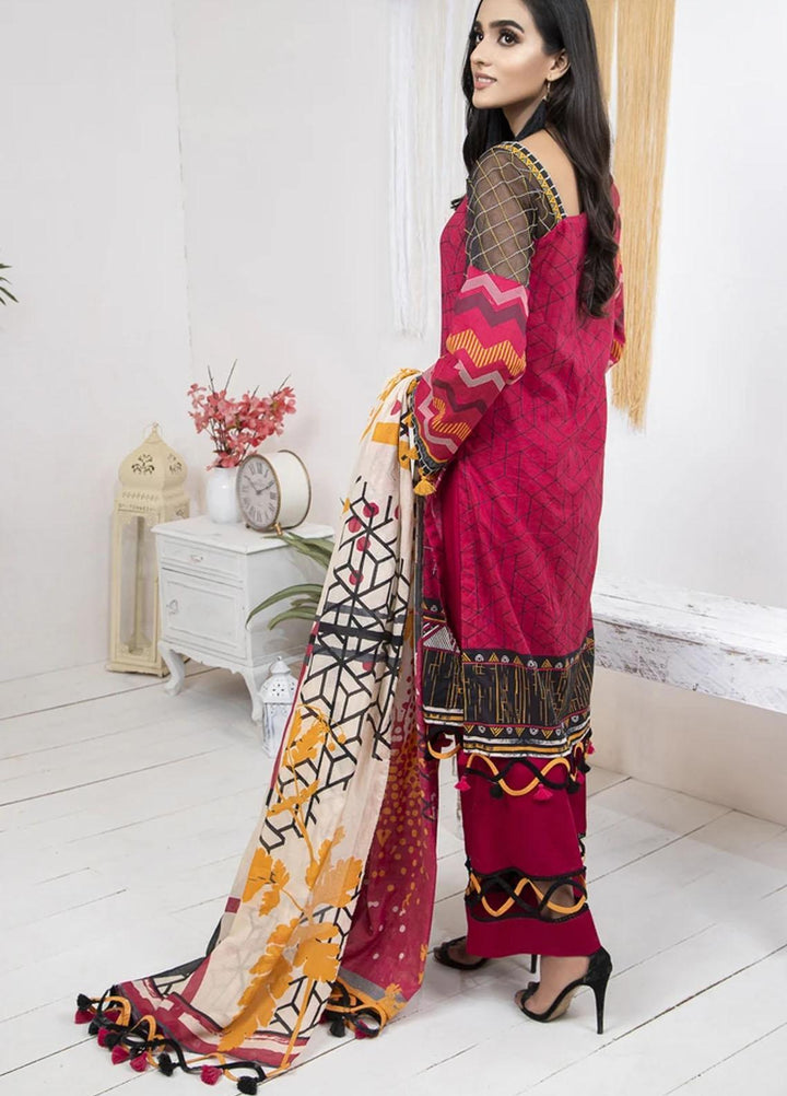 Komal By Lakhany Embroidered Lawn Suits Unstitched 3 Piece LSM21KE MSC-2043 - Summer Collection