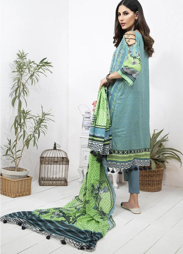 Komal By Lakhany Embroidered Lawn Suits Unstitched 3 Piece LSM21KE MSC-2044 - Summer Collection