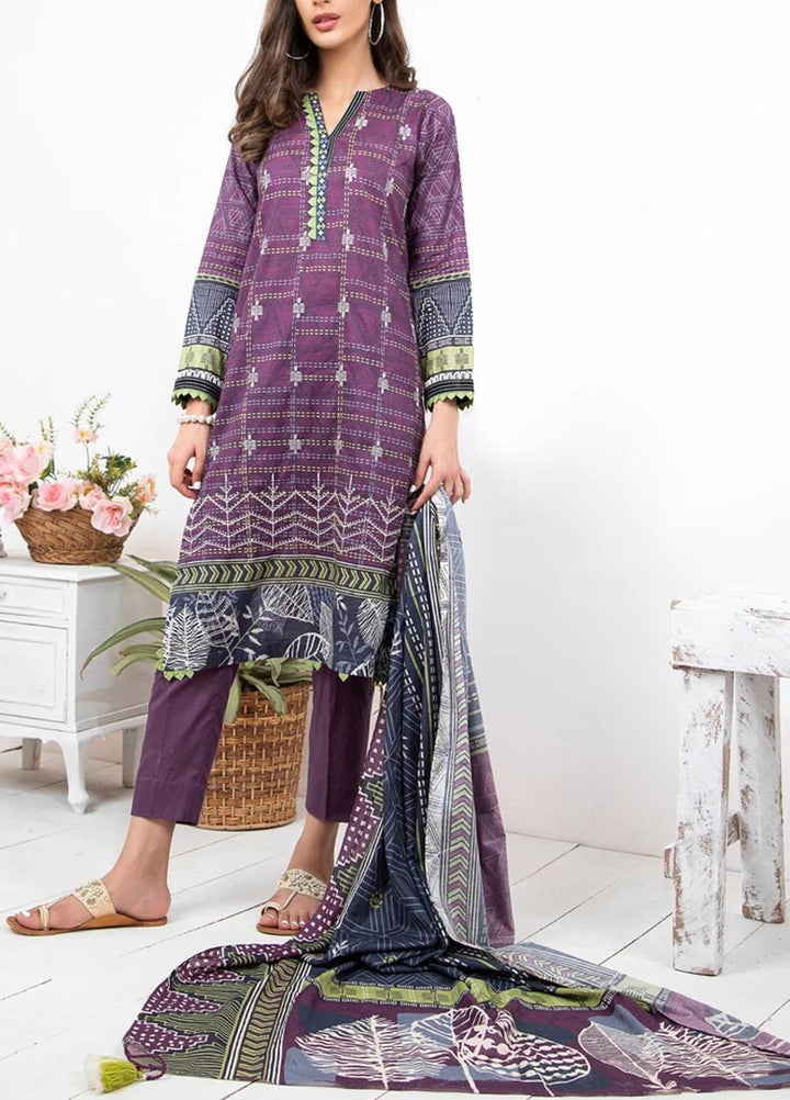 Komal By Lakhany Embroidered Lawn Suits Unstitched 3 Piece LSM21KE MSC-2046 - Summer Collection