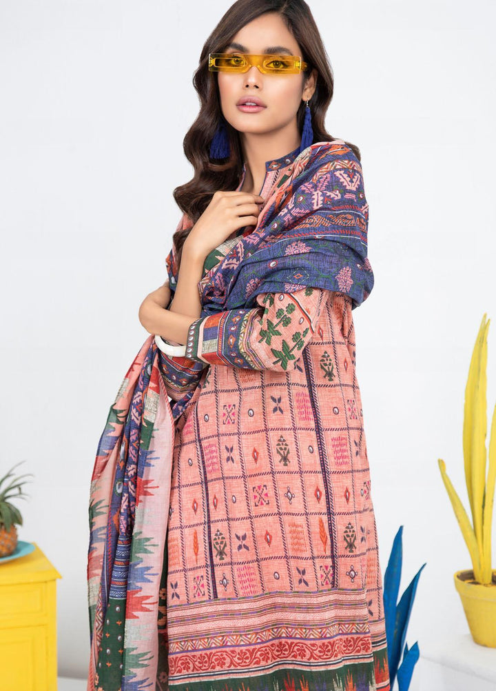 Lakhany Printed Lawn Suits Unstitched 3 Piece LSM21KP KPL-2019-B - Summer Collection