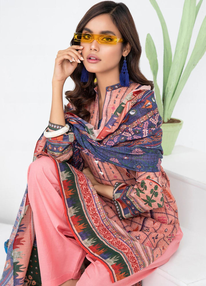 Lakhany Printed Lawn Suits Unstitched 3 Piece LSM21KP KPL-2019-B - Summer Collection