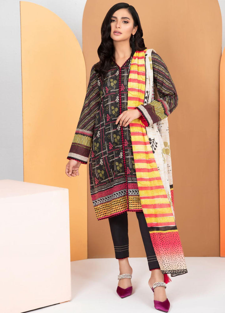 Lakhany Printed Lawn Suits Unstitched 3 Piece LSM21KP KPL-2020-A - Summer Collection