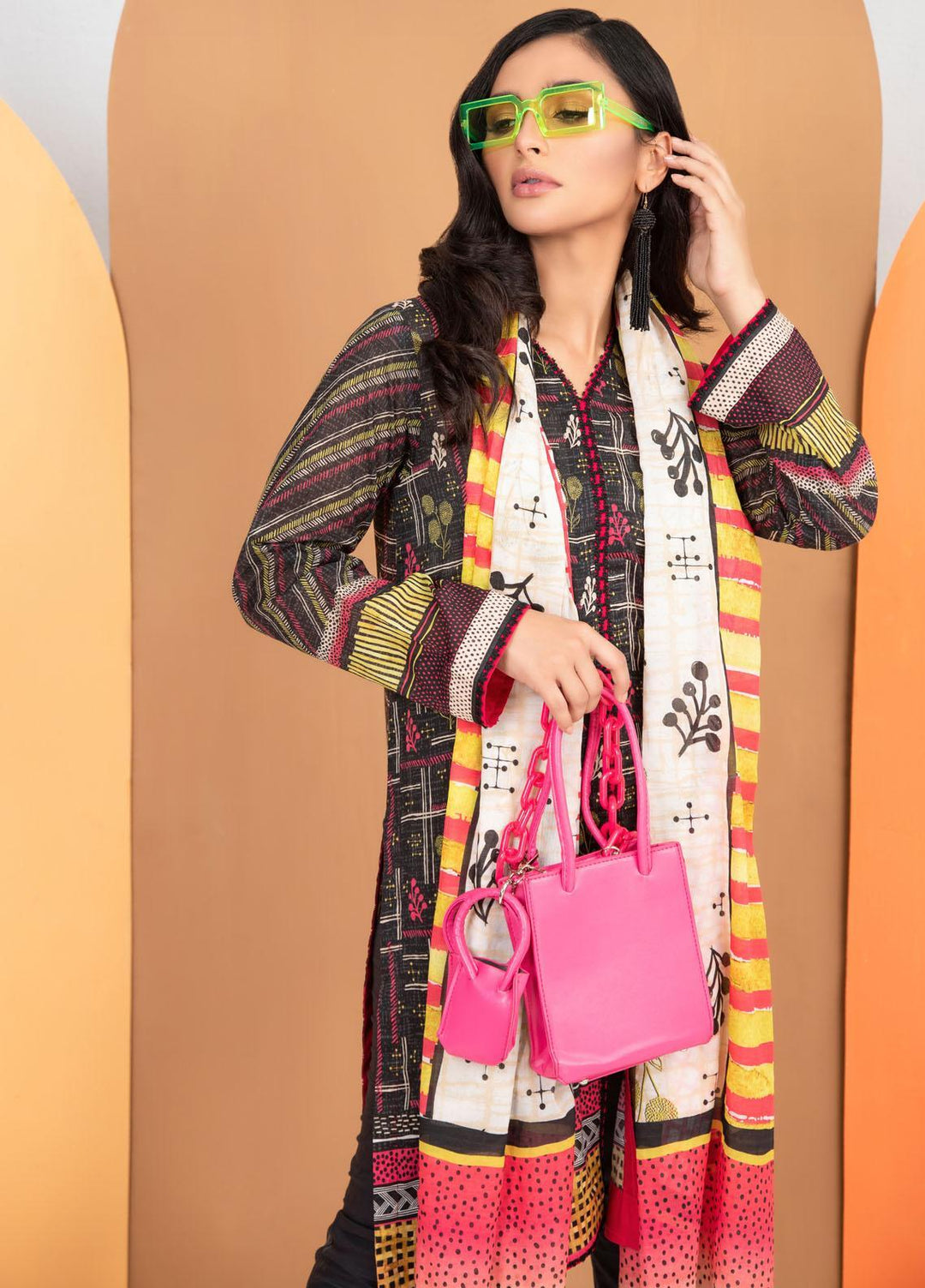 Lakhany Printed Lawn Suits Unstitched 3 Piece LSM21KP KPL-2020-A - Summer Collection