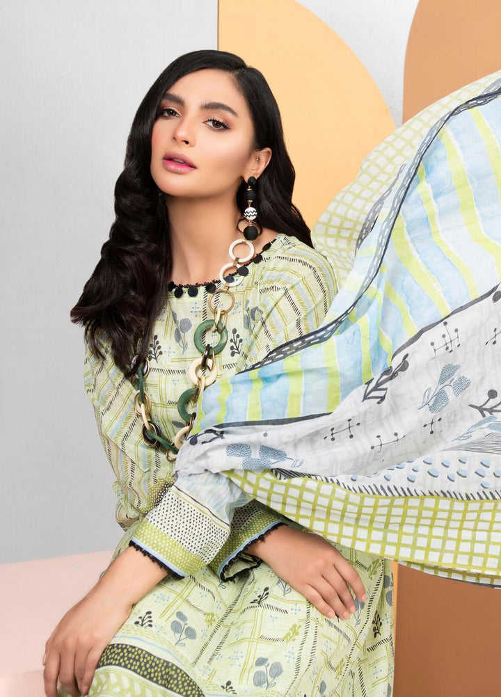 Lakhany Printed Lawn Suits Unstitched 3 Piece LSM21KP KPL-2020-B - Summer Collection