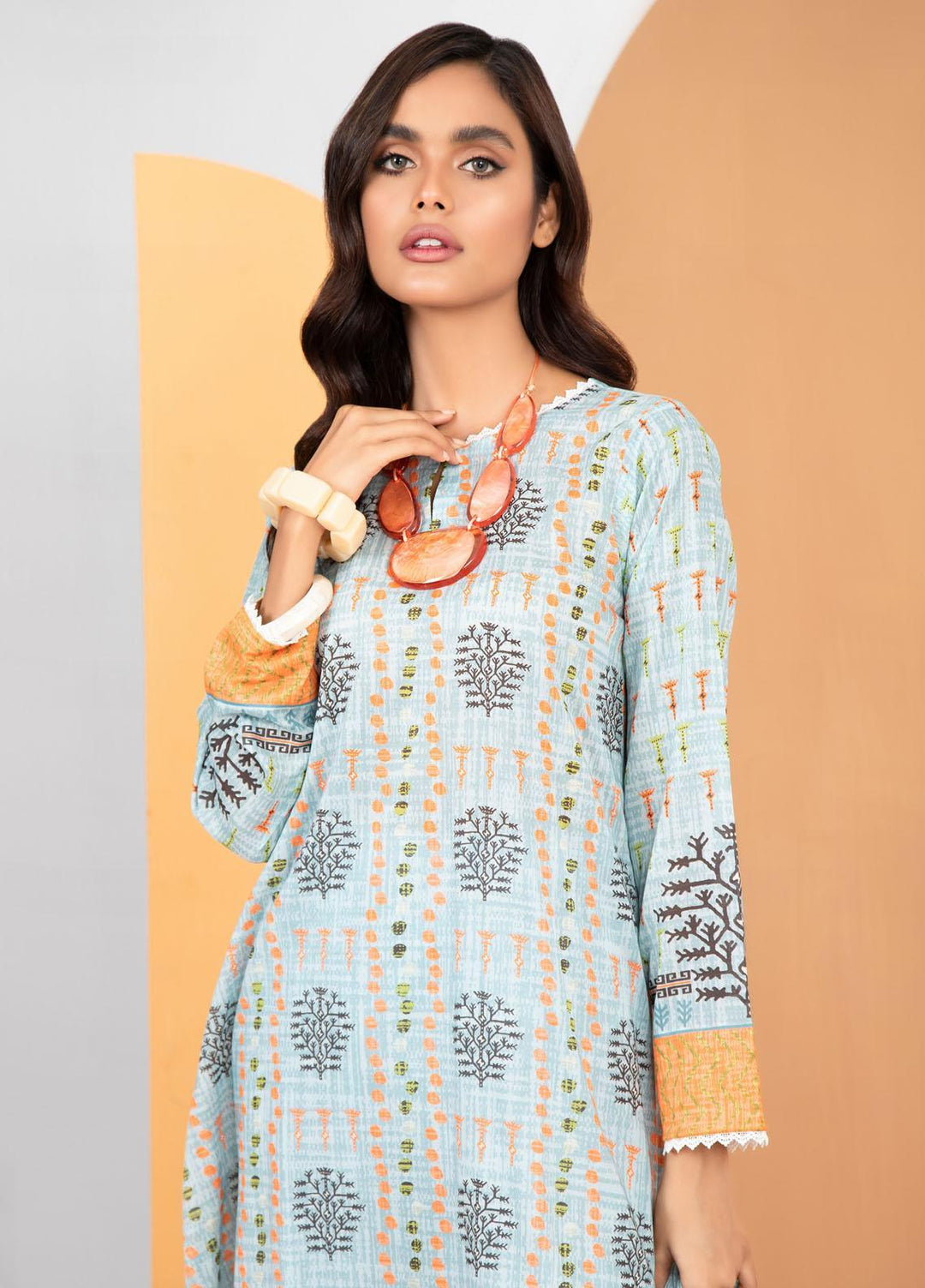 Lakhany Printed Lawn Suits Unstitched 3 Piece LSM21KP KPL-2021-A - Summer Collection