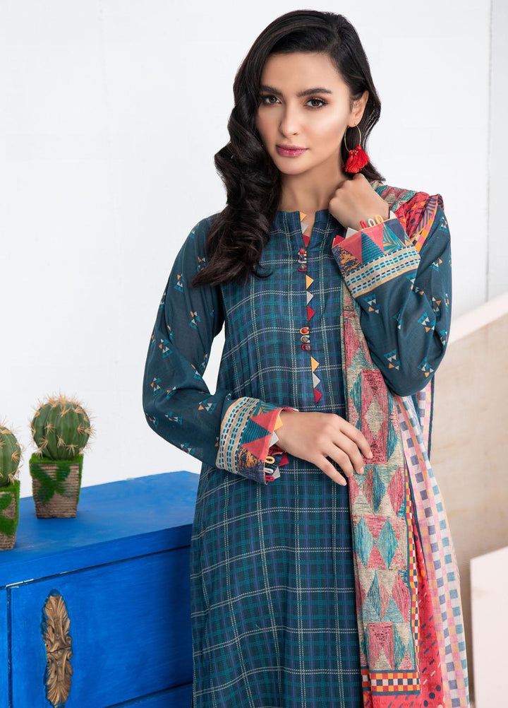 Lakhany Printed Lawn Suits Unstitched 3 Piece LSM21KP KPL-2025-A - Summer Collection