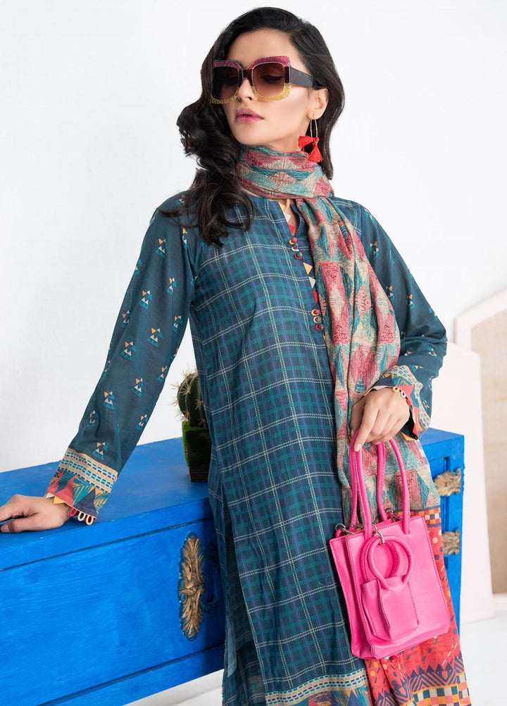 Lakhany Printed Lawn Suits Unstitched 3 Piece LSM21KP KPL-2025-A - Summer Collection
