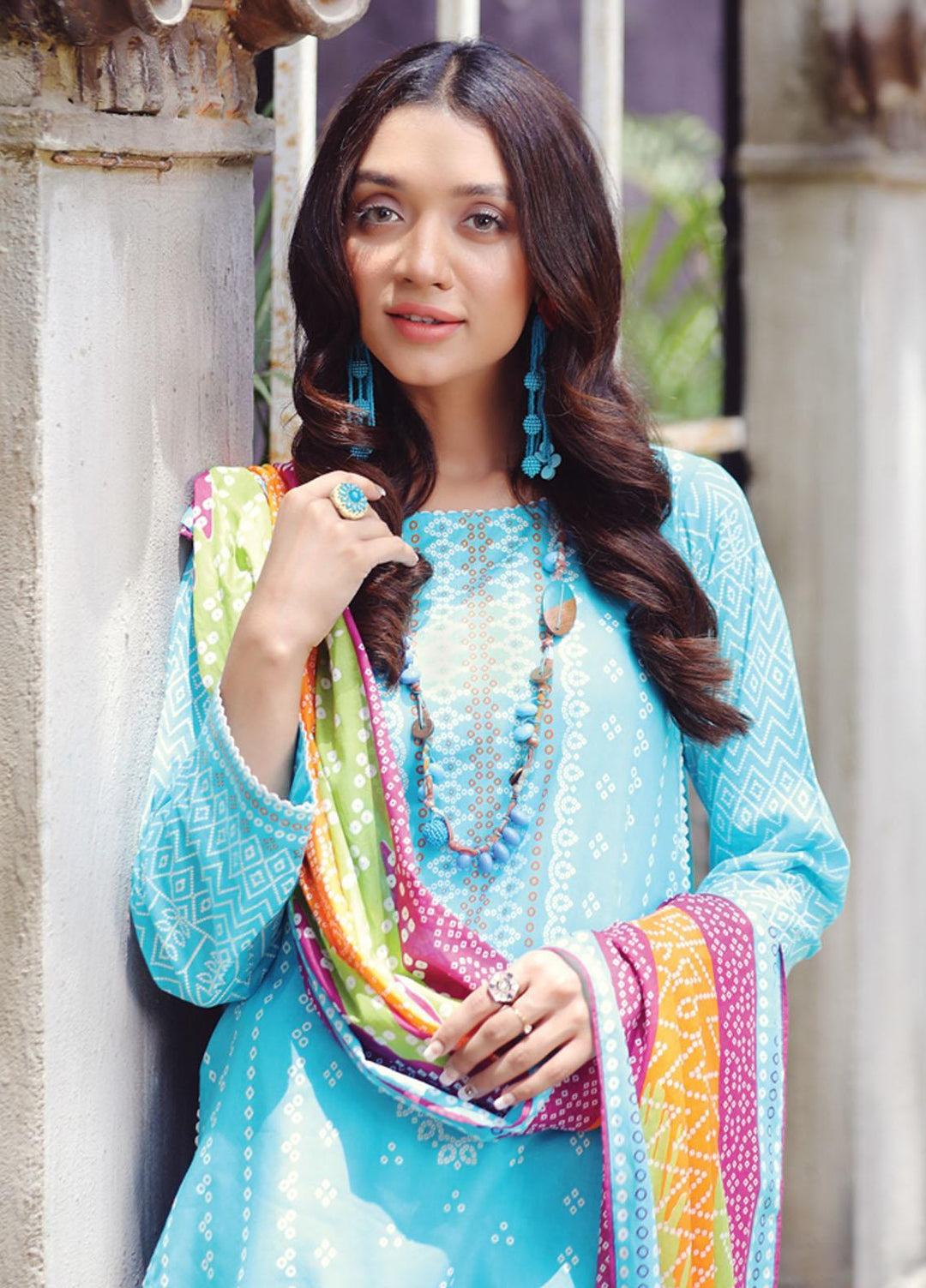 Komal Prints By Lakhany Printed Lawn Suits Unstitched 3 Piece LSM22KP KPC-7421-A - Summer Collection