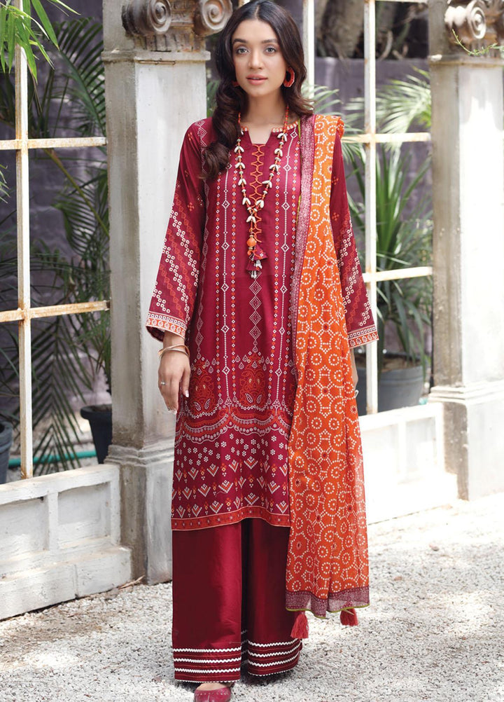 Komal Prints By Lakhany Printed Lawn Suits Unstitched 3 Piece LSM22KP KPC-7422-B - Summer Collection