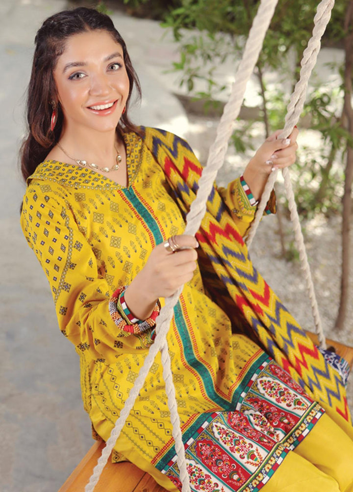 Komal Prints By Lakhany Printed Lawn Suits Unstitched 3 Piece LSM22KP KPC-7425-A - Summer Collection