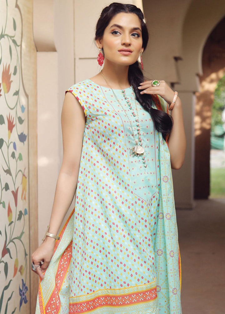 Komal Prints By Lakhany Printed Lawn Suits Unstitched 3 Piece LSM22KP KPC-7427-B - Summer Collection